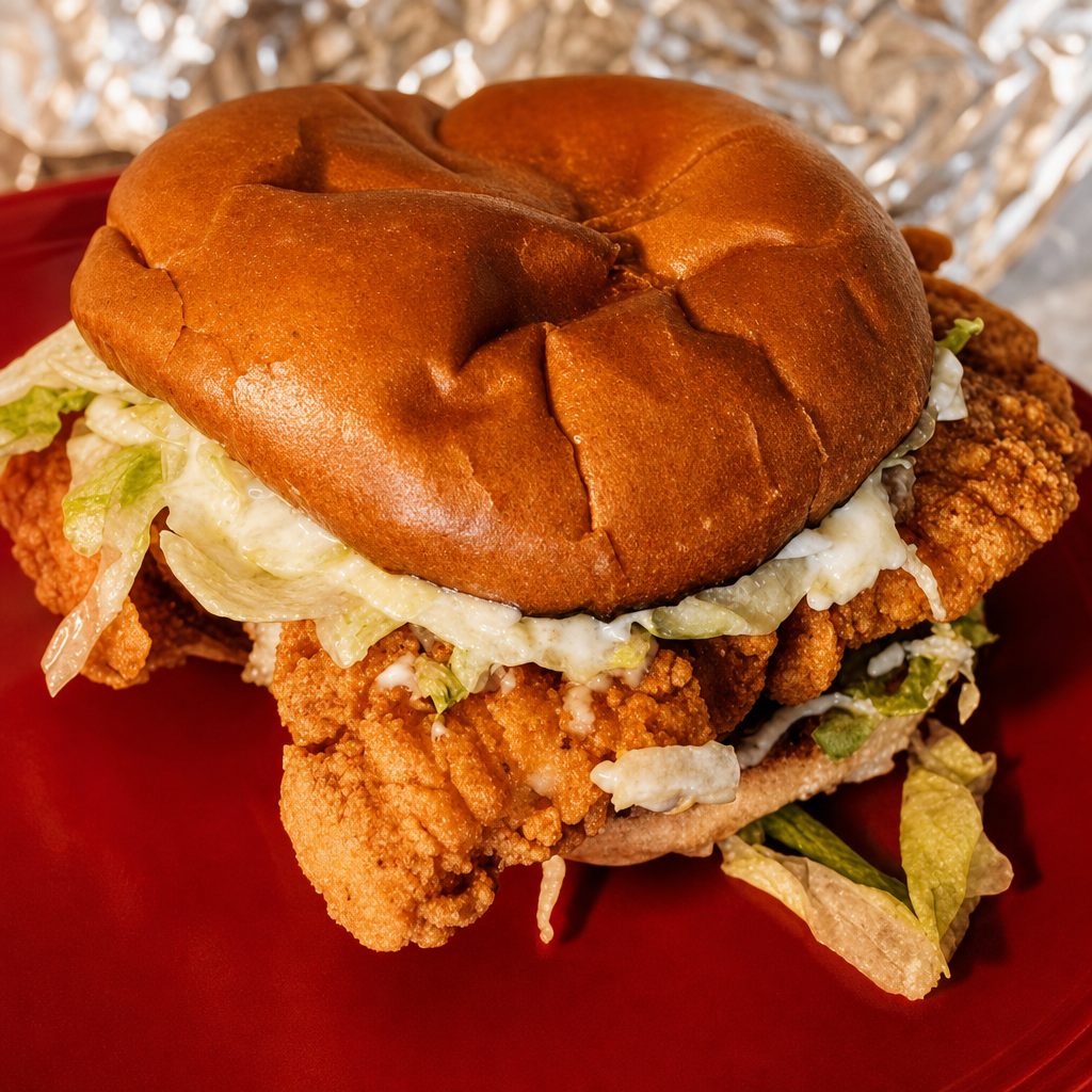 Crispy Chicken Sandwich.