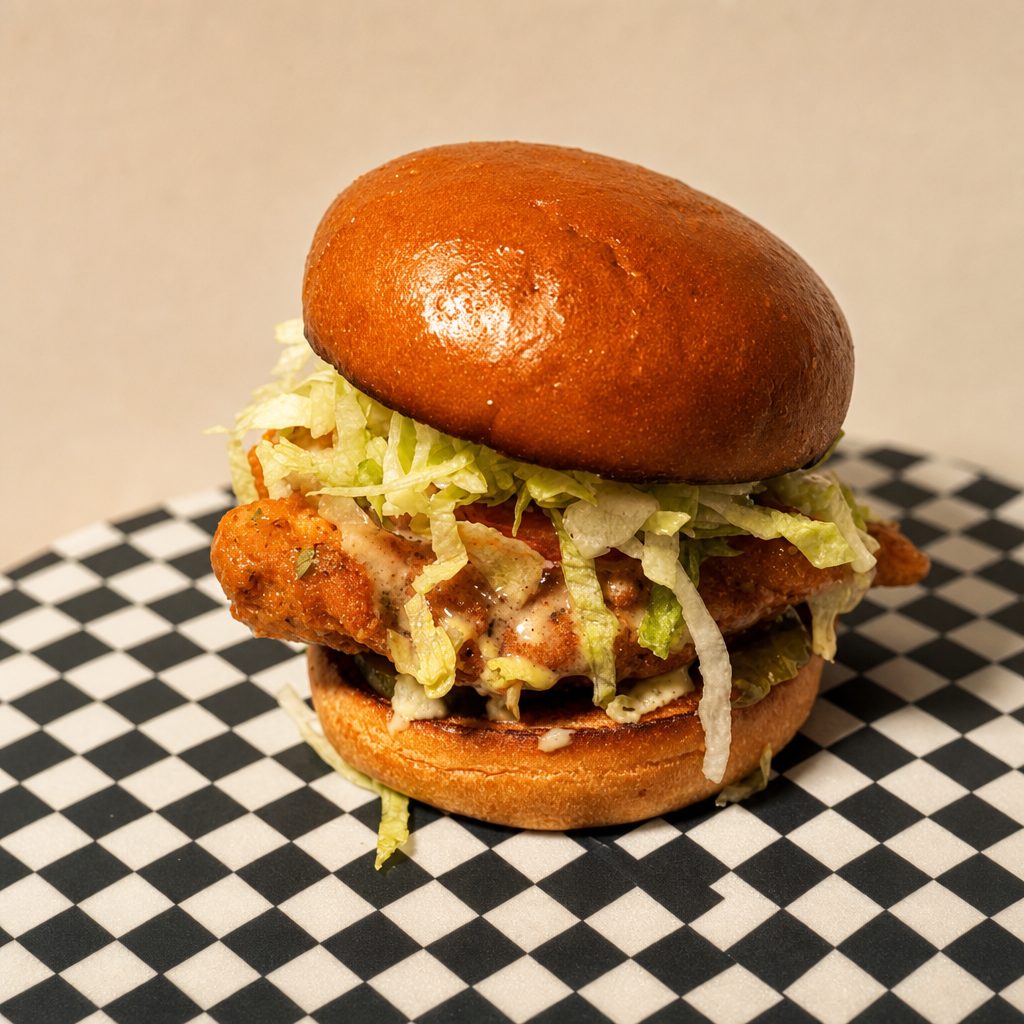 Garlic Parmesan Chicken Sandwich.