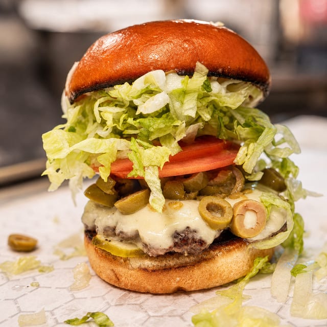 Olive Burger.