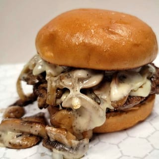 Mushroom Swiss Burger